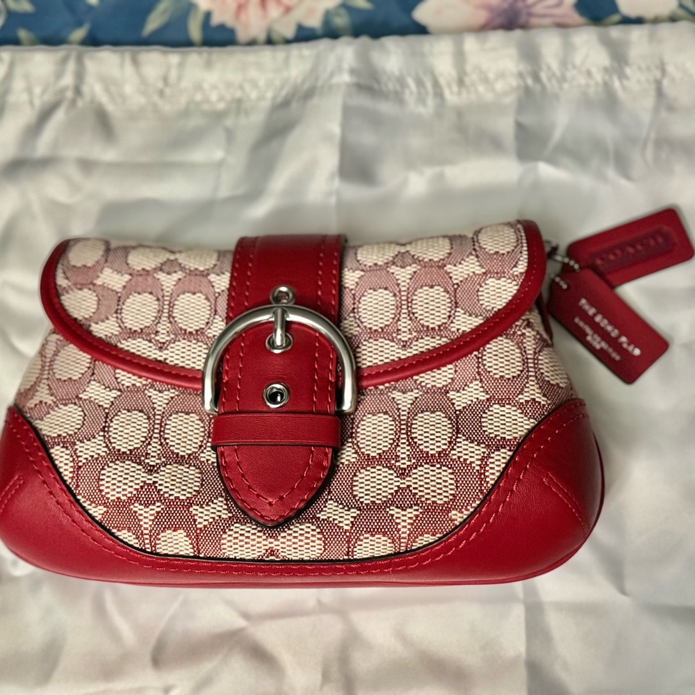 NWT - Coach - Soho Flap - Signature Jacquard